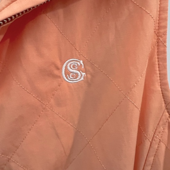 PETER MILLAR Women’s Small Full Zip Insulated Quilted Gilet Vest Size Medium - Picture 5 of 8